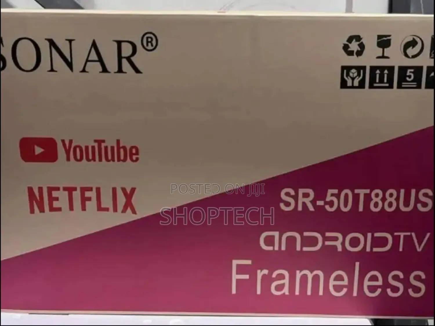 Sonar 50 Inches Smart Android Tv.