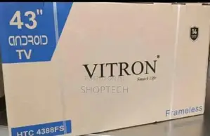 Frameless Vitron 43 Inches Smart Android Tv