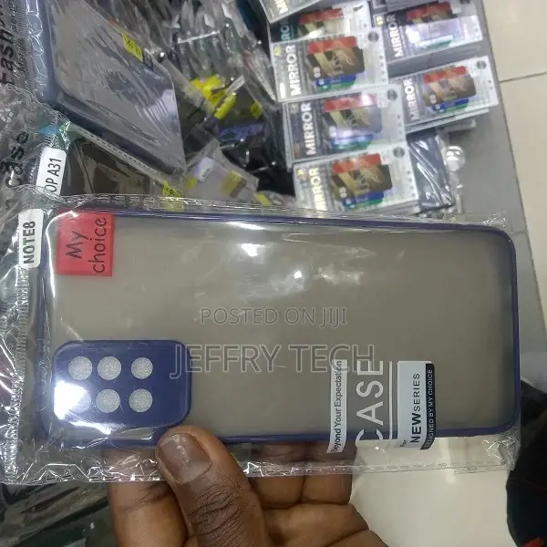 Back Cover for Redmi Note 8 Matte Smoke Case With Camera Cap