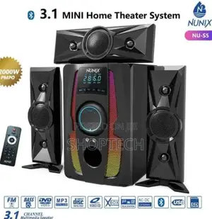 Nunix S5 Home Theater Speakers System Subwoofer.
