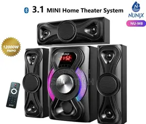 3.1ch Nunix M8 Multimedia Speaker Home Theater Woofer.