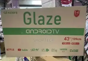 GLAZE Smart Android 43 Inches Digital Tv.