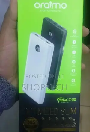 10000 Ampheres Oraimo Power.