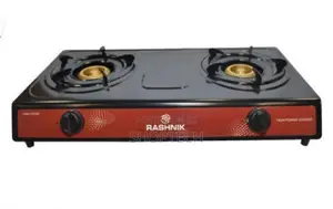 Rashnik 2 Burner Black Gas Stove.