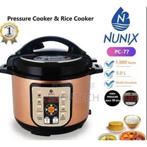 Nunix PC-77 Electric Pressure Cooker.