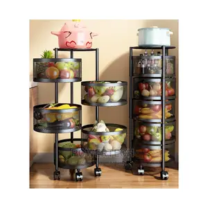 Fruit/ Kitchen Storage Rack With Wheels.