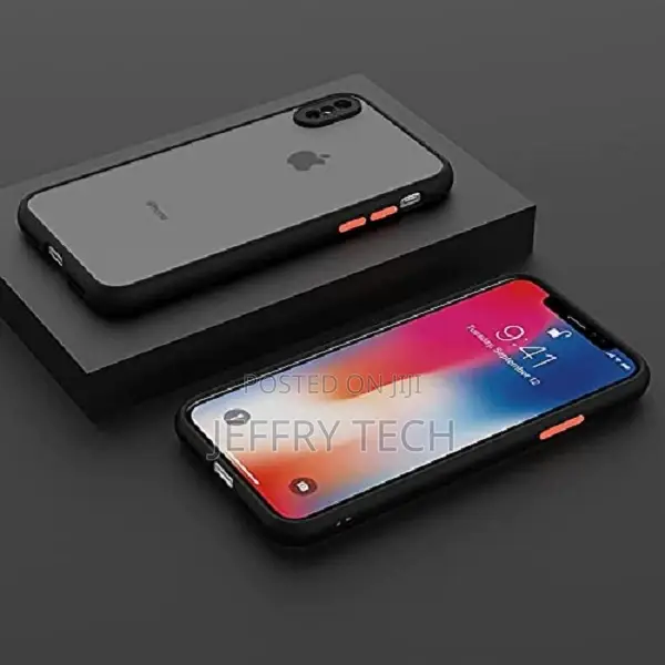 Matte Case Cover for iPhone Xs - Black