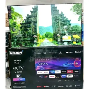 Vision 55 Inches Flameless Smart Android Tv.