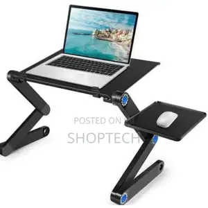 Adjustable Laptop Stand With Fan and Mouse Pad.