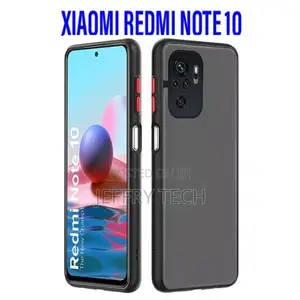Xiaomi Redmi Note 10 / Redmi Note 10s Smoked Cover Protectiv