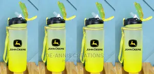 Yellow Plastic Water Bottle