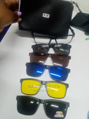 5 in 1 Magnetic Polarized Clip on Sunglasses