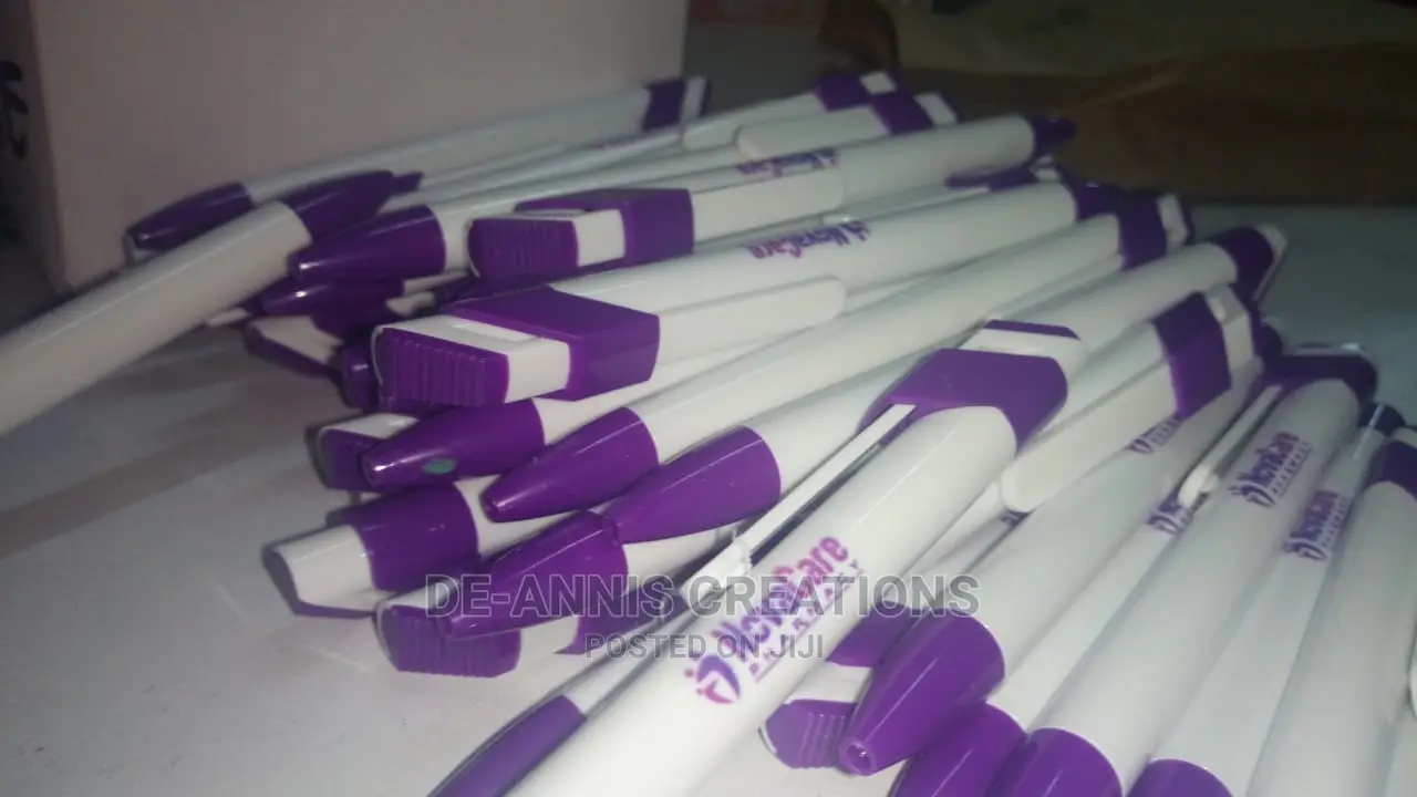Purple Plastic Pens