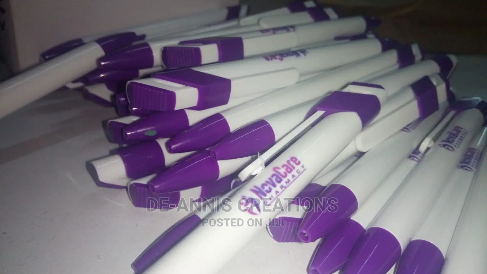 Purple Plastic Pens