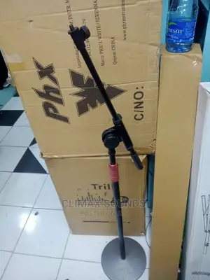 Microphone Stands Metallic