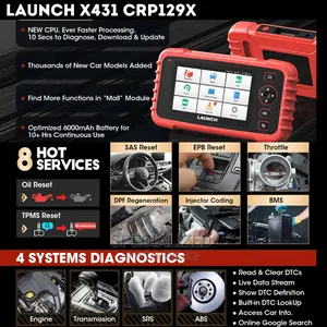Launch Crp129x Obd-Ii Car Diagnosis Machine Brand New
