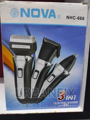 Nova 3 in 1 Electric Shaver With Trimmer, Smoother