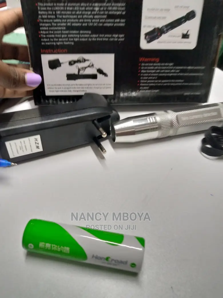 Rechargeable UV Flashlight Torch