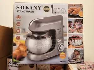 Brand New 6.5 Litres Sokany Stand Mixer.