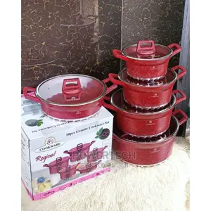 19pcs Granite Bosch Cookware Set ( Red Wine).