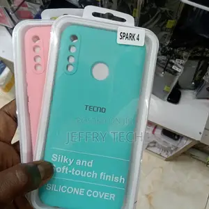 TPU Phone Case for Tecno Spark 4 Soft Silicone Back Cover Fo
