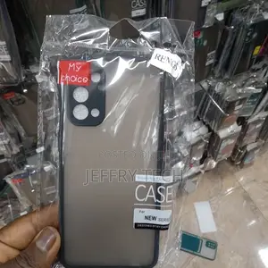 Smoke Back Case Cover for Oppo Reno 6 5G, Matte Finish Soft