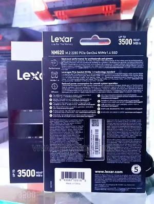Lexar Single Notch M.2 Nvme 512gb