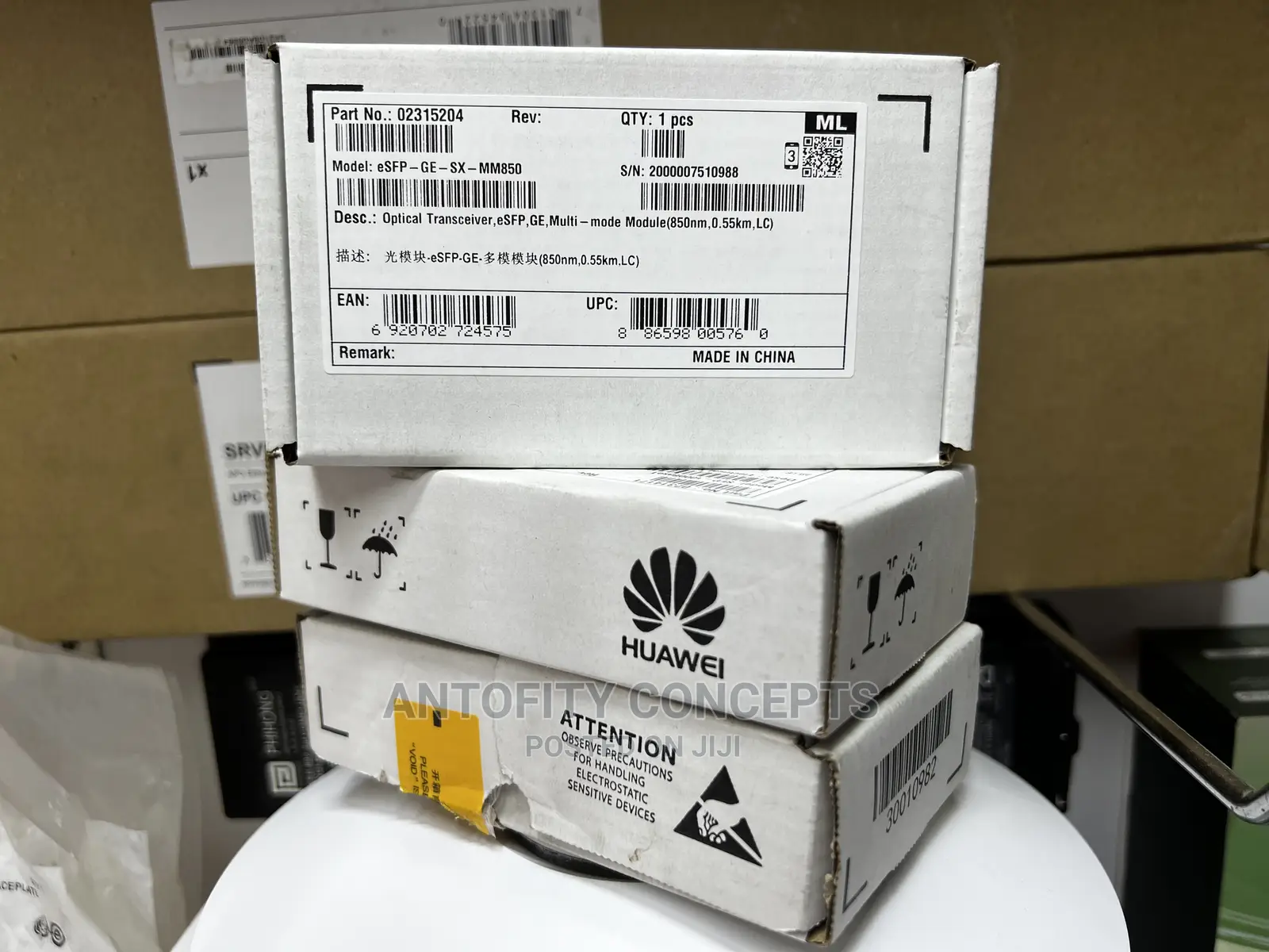 Huawei 1000base-T SFP Copper Rj-45 100m Transceiver Module