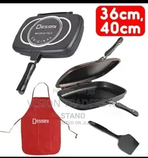 40cm Dessini Double Grill Pan