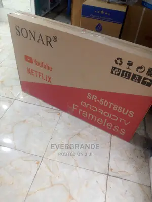 50 Inches Smart Android Sonar TV Available.