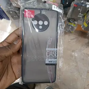 Style Back Cover for Oneplus 7T Soft Smoke Case (Black)