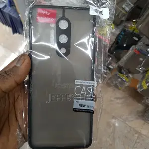 Back Cover for Oneplus 8 Pro Smoke Case (Black, Hard Case)
