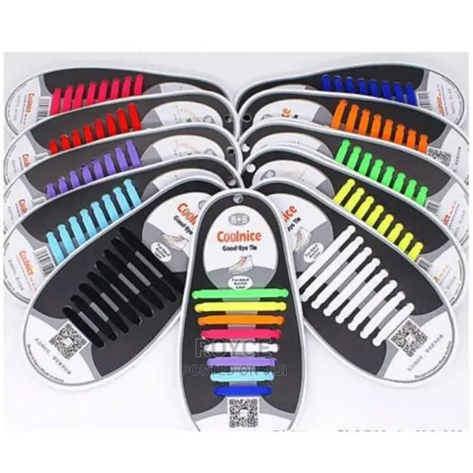 Silicon Shoe Laces_12pcs