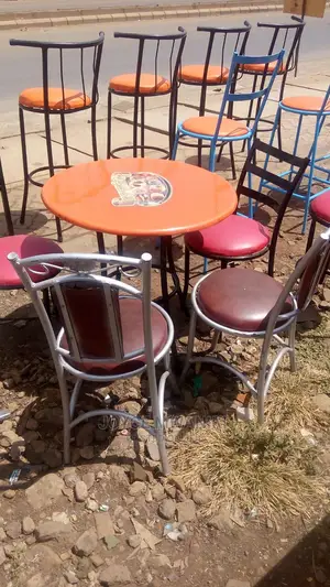 Set of 4 Restaurant Chairs and Table
