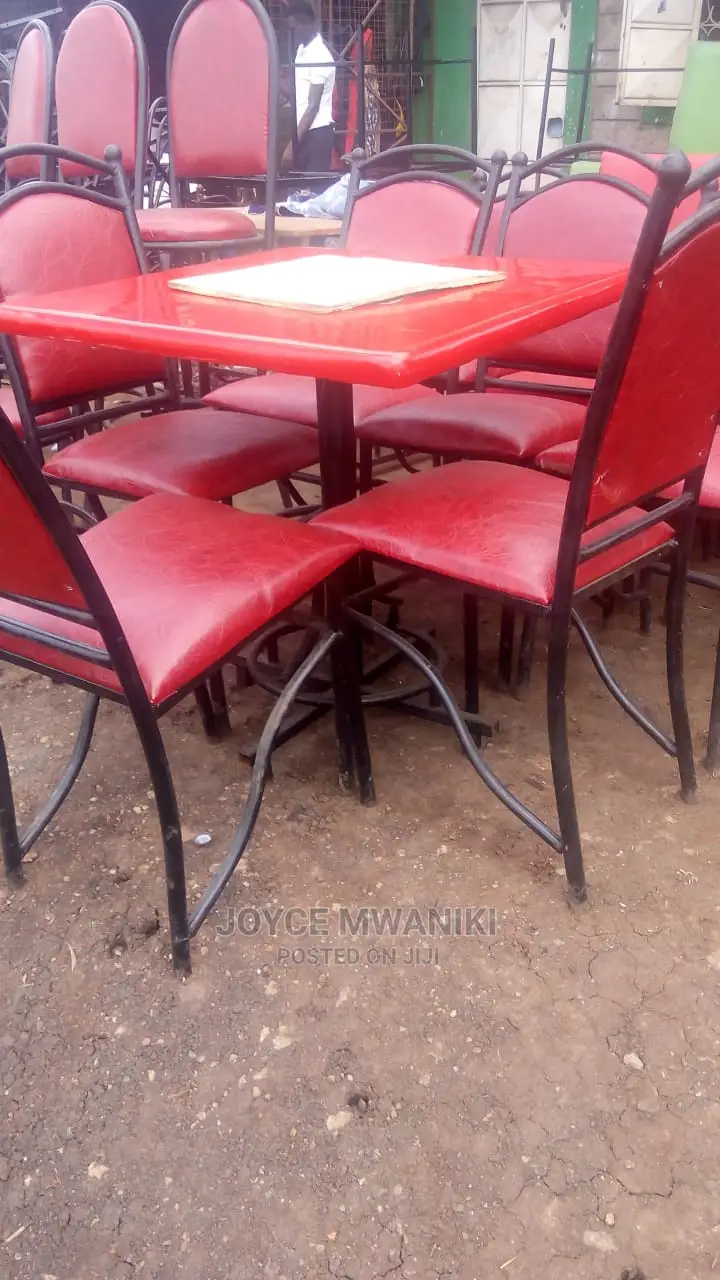 Set of 4 Restaurant Chairs and Table