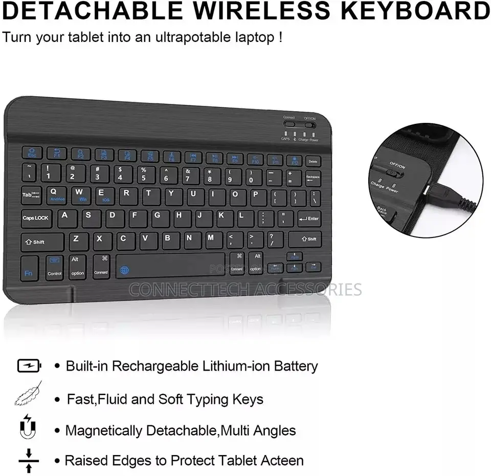 Samsung Tab A8 Bluetooth Keyboard Case