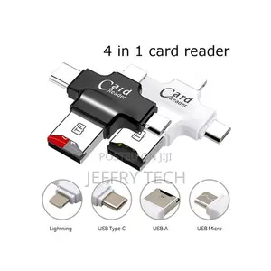 4 In1 OTG USB Type-C Memory TF Micro Card Reader