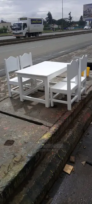 Set of Kindergarten Chairs and Table