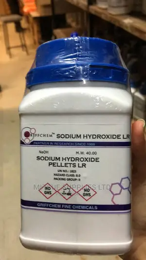 Sodium Hydroxide Pellets Lr 500g ( Caustic Soda)