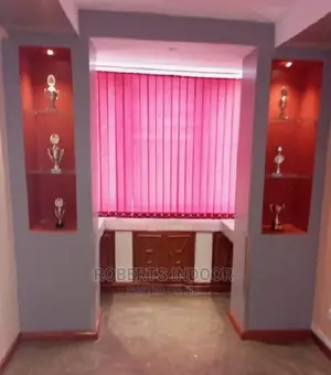 Maroon Vertical House Blinds