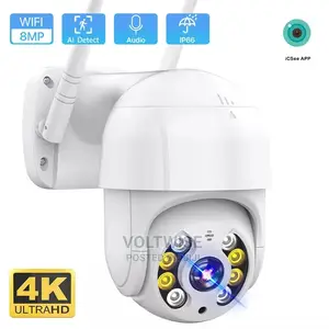 8mp Wireless Ip Camera Outdoor Security Wifi PTZ
