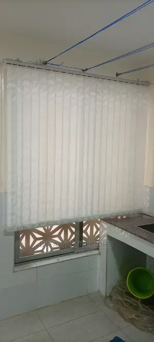 White Office Curtains