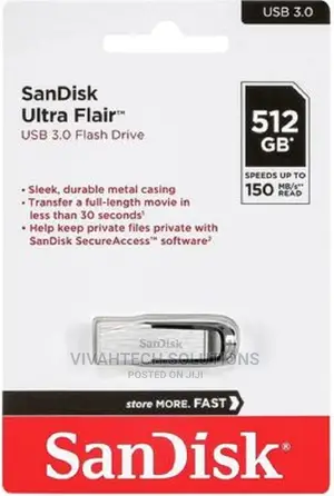 Sandisk Ultra Flair 3.0 512GB -SDCZ73-512G-G46