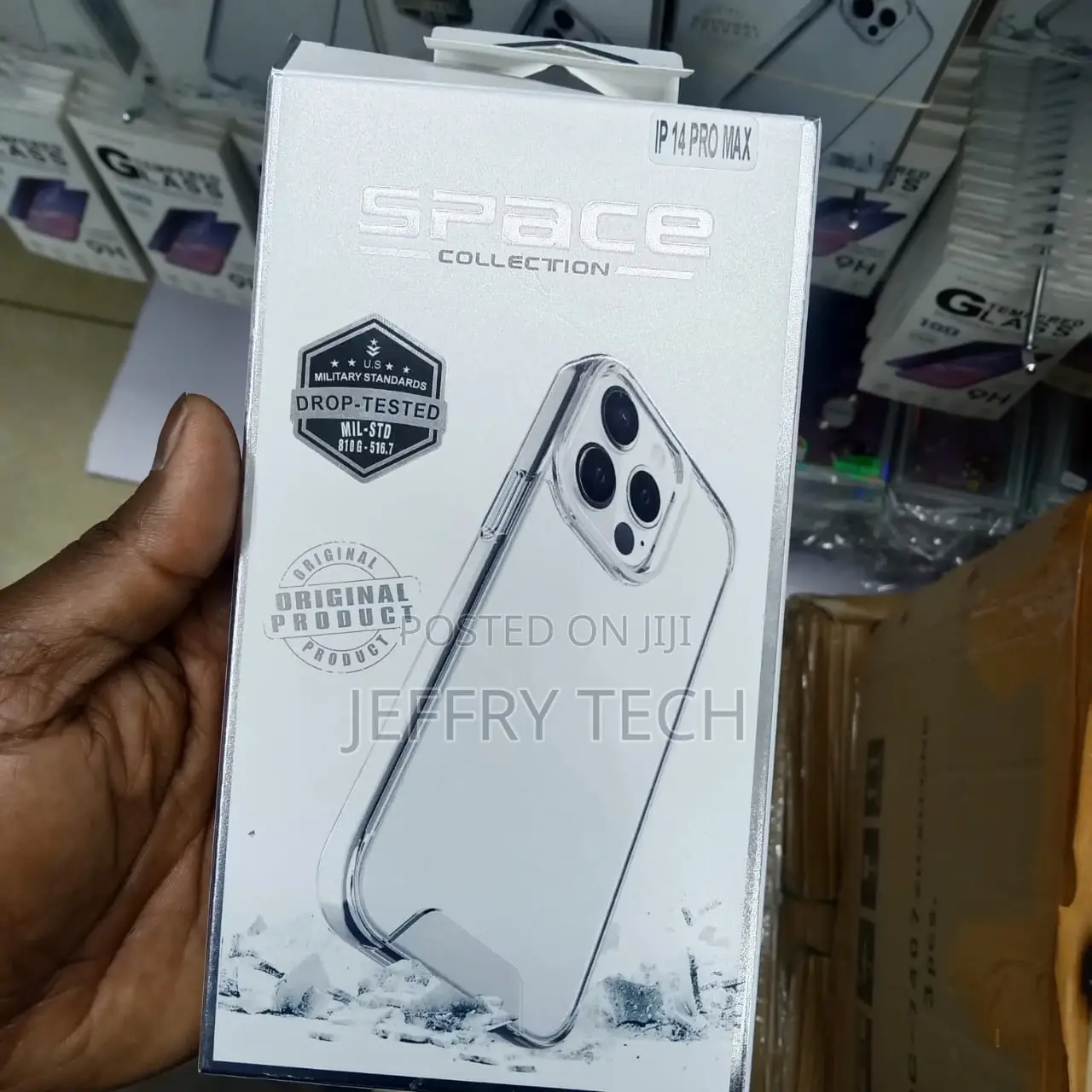 Space Collection Transparent Cover for iPhone 14 Pro Max