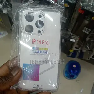 iPhone 14 Pro Transparent Case With Shock Proof Bumps