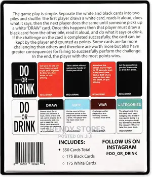 Do or Drink Party Card Game