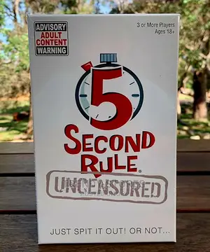 5 Second Rule Uncensored Thinking Party Game