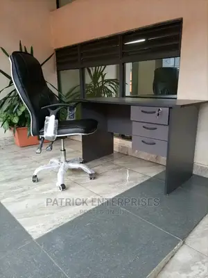 1.2 Mtrs Office Desk Plus Executive Office Leather Chair