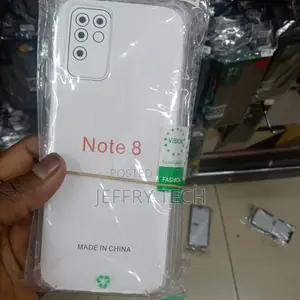 Samsung Note 8 Transparent Case With Shockproof Bumbs