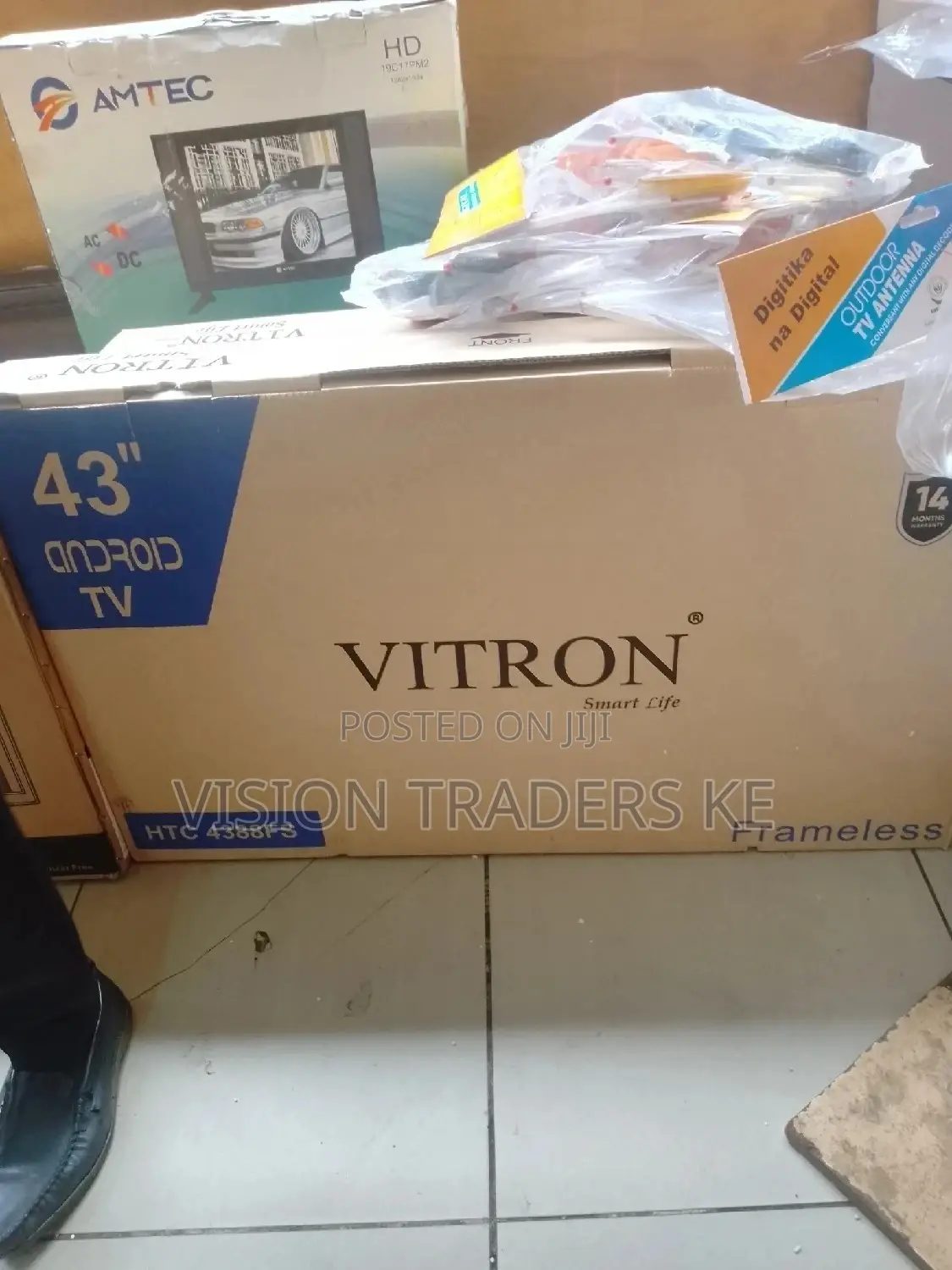 Frameless 43 Inches Smart Android Tv